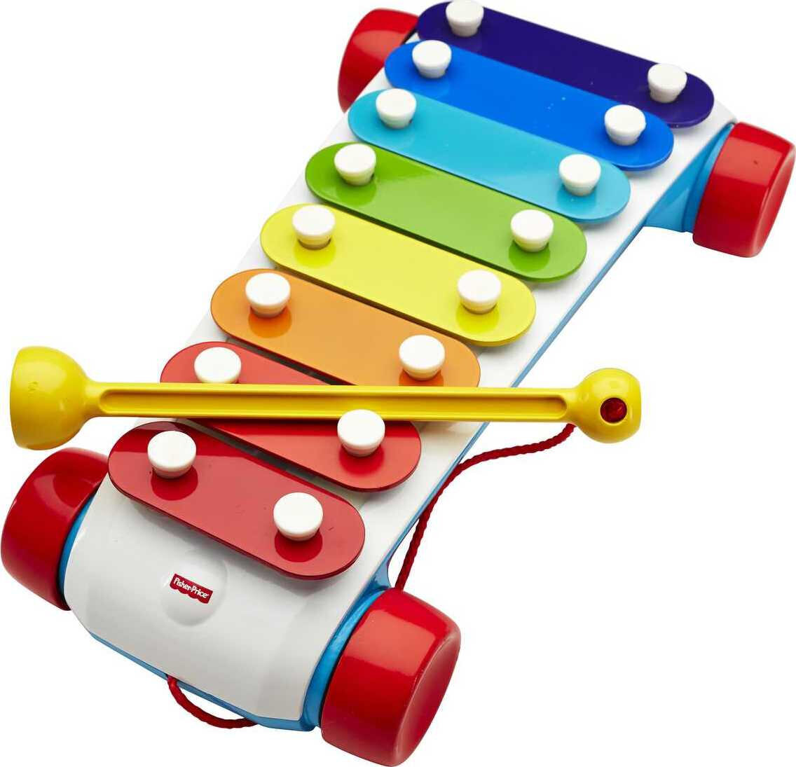 Fisher-Price Classic Xylophone Toddler Pretend Musical Instrument Pull Toy - image 4 of 6