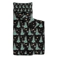 thumbnail image 2 of Black Christmas Tree Pattern Toddler Nap Mats for Kids Preschool,50"x20" Sleeping Mat Bag or Kids,Toddler Sleeping Bag,Toddler Nap Mat or Daycare, 2 of 6