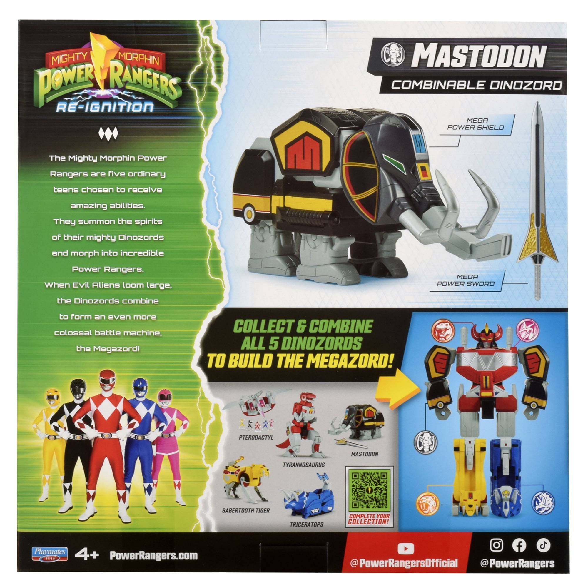 Power Rangers Mastodon Dinozord