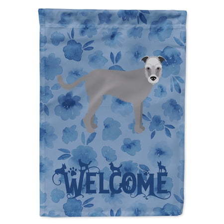 Irish Wolfhound Welcome Garden Flag