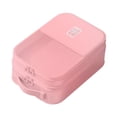 thumbnail image 3 of simhoa Travel Shoe Bag Handbag Zipper Closure Oxford Cloth Dustproof Shoe Organizer Pink, 3 of 8