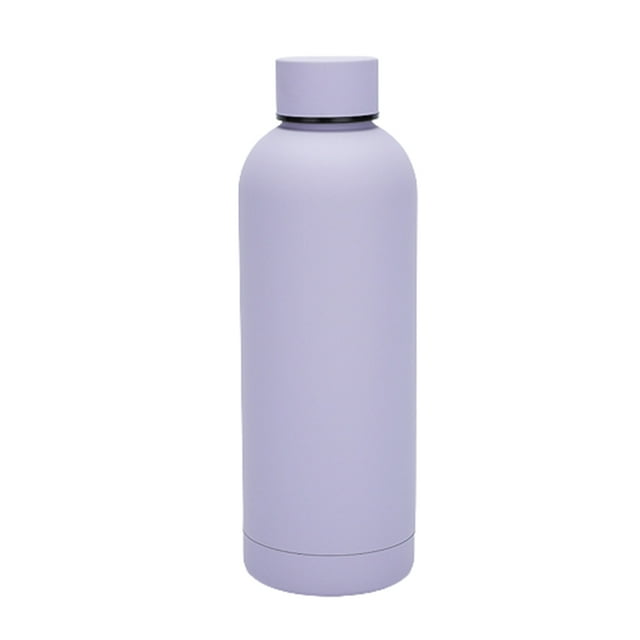 Monstrate Deportes al aire libre 500 ML Frasco de vacío Botella portátil Taza aislada de acero inoxidable Tazas de aislamiento para suministros de Suministros térmicos Violeta Monstrate HA071544-07