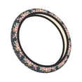 thumbnail image 7 of Kdxio Vintage Floral Print Elastic Stretch Steering Wheel Cover,Auto Steering Wheel Cover,15 Inch Anti-Slip,Warm in Winter and Cool in Summer,Fit Suvs,Vans Cars,Trucks, 7 of 7