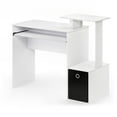 thumbnail image 3 of Furinno Econ Multipurpose Home Office Computer Writing Desk with Bin, White, Multiple Colors, 3 of 10