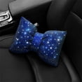 thumbnail image 1 of 2023 Shiny Rhinestone Bow Car Headrest Neck Pillow for Women Driver Back Support and Relaxation Accessory, 1 of 6