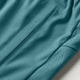 thumbnail image 5 of Besolor Mens Shorts Summer Lightweight Breathable Thin Workout Running Elastic Waist Drawstring Shorts with Zipper Pockets(X-Large,Green), 5 of 7