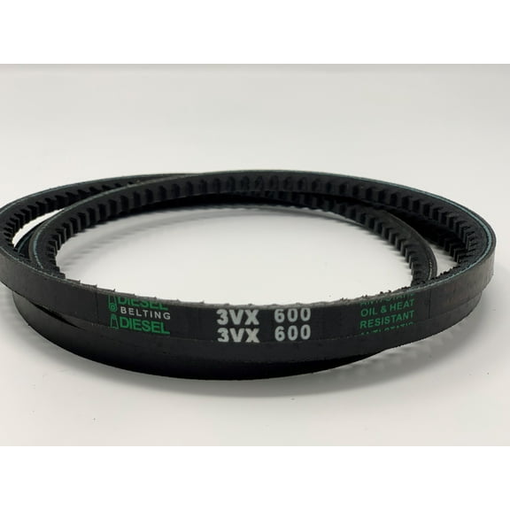 3VX600 Cogged V-Belt 3/8 x 60in Outside Circumference