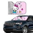 thumbnail image 6 of Hello Kitty Car Windshield Sunshades, Front Windshield Sun Shade, Hardened Sun Visor Shield Cover, Foldable Reflector For Car Truck Suv, Keeps Your Vehicle Cool, 6 of 8
