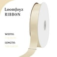 thumbnail image 5 of THEGLY Ivory Satin Ribbon 7/8 Inch x 100 Yards, Gift Wrapping Ribbon for Wedding, Easter, Christmas, Crafts, Floral Arrangements & Hair Bows, 5 of 8