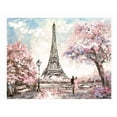 thumbnail image 4 of Cuadro Canvas Paisaje Paris Rosa Tipo Oleo Grande Decorativo, 4 of 4