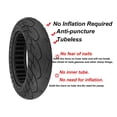 thumbnail image 4 of FL 1Pcs Solid Tires 10x2.5 Electric Scooter Wheels Replacement Tire Front or Rear Honeycomb Tires Solid Hole Shock Absorber, 4 of 7