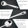 thumbnail image 5 of Stainless Steel Kitchen Tools Set Of 4 - Silver | 1 Basting Spoon+ 2 Serving Spoons+ 1 Turner For Kitchen Cooking & Serving - Rust Free, Dishwasher Safe, Easy To Clean, 5 of 5
