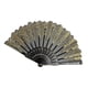 thumbnail image 3 of Ventilador plegable de tela de seda de encaje de flores de mano para bodas de fiesta negro Sunnimix Mujeres abanicos de flores, 3 of 5