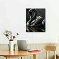 thumbnail image 3 of ARISTURING Black Swan Canvas Painting Modern Abstract Wall Art Animal Posters and Prints Wall Decor Large Wall Artwork Home Decor Office Kitchen Wall Decoration for Home Classroom Office  	 16x20 in, 3 of 5