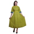 thumbnail image 1 of Bimba Robe Chemise Mi-Mollet à Manches Retroussables Imprimé Géométrique pour Femmes - Très Grand, 1 of 5