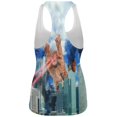 thumbnail image 2 of Giant Cat Laser Rampage and Destroy All Over Womens Work Out Tank Top Multi SM, 2 of 2