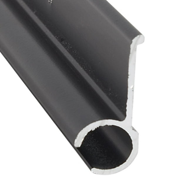 AP Awning Rail 021-50802-16 16 Foot Length; Black