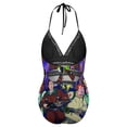 thumbnail image 6 of Real Ghostbusters Women's Swimwear Strap One Piece Backless Tummy Control V Neck Swimsuit Summer Beach Vacation Bathing Suit, 6 of 7