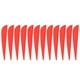 thumbnail image 4 of Dilwe Pluma de Flecha de Bricolaje, Pluma de 3 Pulgadas Pluma de Flecha de Bricolaje Mejora Repuesto para Tiro de Caza con Tiro con ArcoRojo) Khall Tendencias, 4 of 6