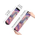 thumbnail image 4 of Pofeuu Colorful Cloud White Horse Print 30cm Socks, Adult Running Hiking Socks for Youth and Adult, 4 of 7
