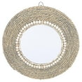 thumbnail image 1 of Round Wall Mirror Rattan Woven Basket Wicker Mirror Wall Hanging Mirror Bathroom Mirror, 1 of 3