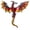 Red, variant on O Enamel Dragon Brooch Theme Alloy Jewelry for Casual or Formal Outfits