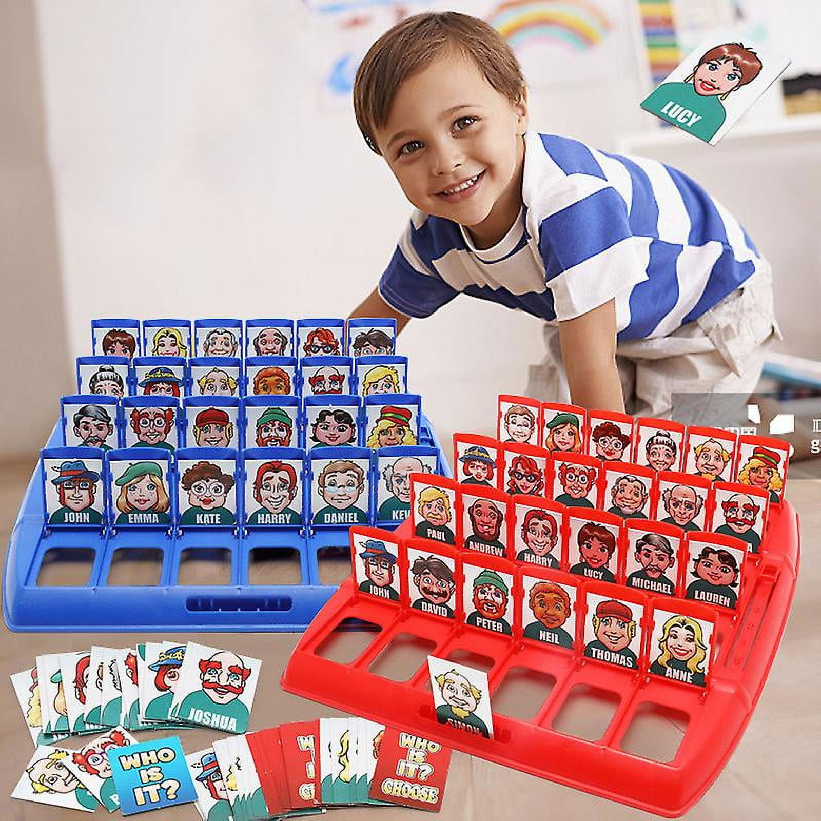 Who Is It Board Game Funny Guess Who Cards Game Toys Desktop