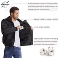 thumbnail image 4 of SKSAFETY High Visibility Reflective Jackets for Men Waterproof Safety Jacket for Men with Pockets Black Work Construction Coats for Winter Cold Weather 4XL 1 Pack, 4 of 5