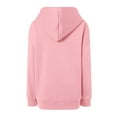 thumbnail image 4 of idosla Womens Hoodies Fleece Fall Fashion Outfits Workout Sweatshirts Y2k Winter Zip Up Jackets Oversized Tops Clothes 2025 (Pink, S), 4 of 9