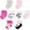 Pink, variant on Rising Star Unisex Infant Cotton Terry Crew Baby Socks for 0-12 Months (12 Pack)