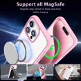 thumbnail image 2 of Magnetic for iPhone 15 Pro Max Case [Compatible with MagSafe]with 2X Screen Protector, Military-Grade Slim Shockproof Phone Cover Translucent Matte Anti-Fingerprint Anti-Scratch,6.7 inch, 2 of 7