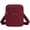 Wine, variant on CAIXIA Women Crossbody Bags Womens Fashion Nylon Canvas Mini Crossbody Phone Messenger Purse, Daily Commute Casual Outing Shoulder Bag