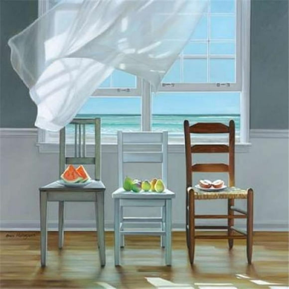 Image Conscious PDXH1069DLARGE Beach Therapy Poster Print by Karen Hollingsworth, 24 x 24 - Large