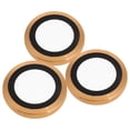 thumbnail image 1 of LOLIPPYY 3Pcs Tempered Glass Camera Lens Protector Golden High Hardness Phone Camera Shield Scratch Guard, 1 of 8
