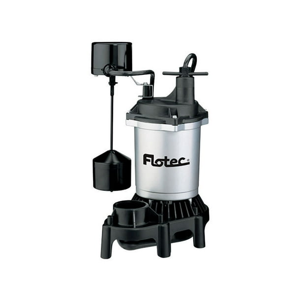 Flotec 1/3 hp 3600 gph Thermoplastic Submersible Sump Pump - Walmart