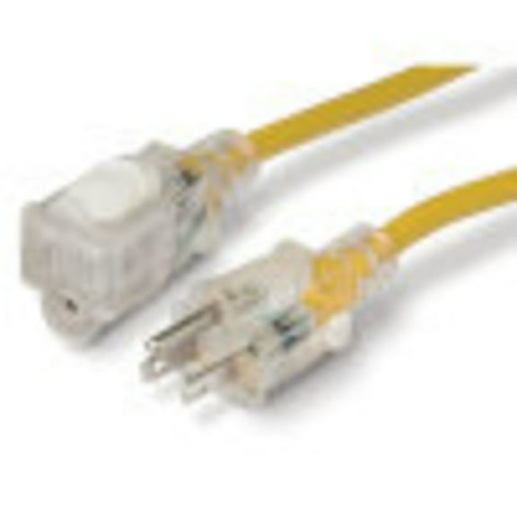 Marinco 150050 - 14/3 50' 15A Locking Lighted Extension Cord