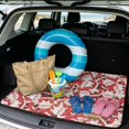 thumbnail image 2 of HUISEFOR Christmas Car Trunk Mat 29" x 39", Durable Non Slip Cargo Liner, Universal Fit Rear Trunk Liner for Most Cars and Sedan, 2 of 7