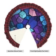 thumbnail image 7 of Lsque Geometry Dash for Christmas Tree Skirt, Merry Christmas Tree Skirt Collar, Xmas Holiday Decoration-36", 7 of 7