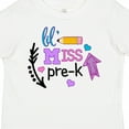 thumbnail image 4 of Inktastic Lil Miss Pre K with Arrows and Hearts Girls Toddler T-Shirt, 4 of 5