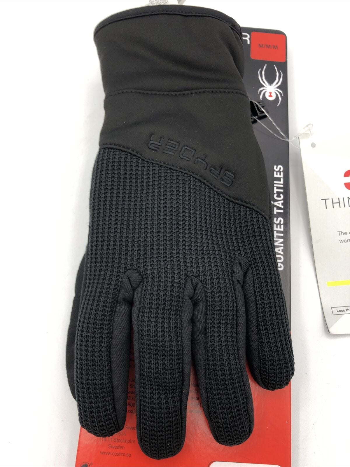 Spyder Core Gloves ~ Spyder Leather Core Conduct Glove Spyder Core Gloves ~ Spyder Leather Core Conduct Glove