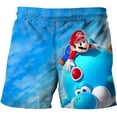 thumbnail image 1 of Game Mario Series Peripheral 3D Digital Pattern Boys Beach Casual Pants-SinKeeU, 1 of 4