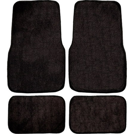 Remington Industries 4pc Basic Carpet, Black