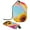 Multicolor 2, variant on PhooArto Large Barrel Drawstring Makeup Bag, Color Rainbow and Sunflowers Travel Cosmetic Bag Portable Make Up Organizer Bag