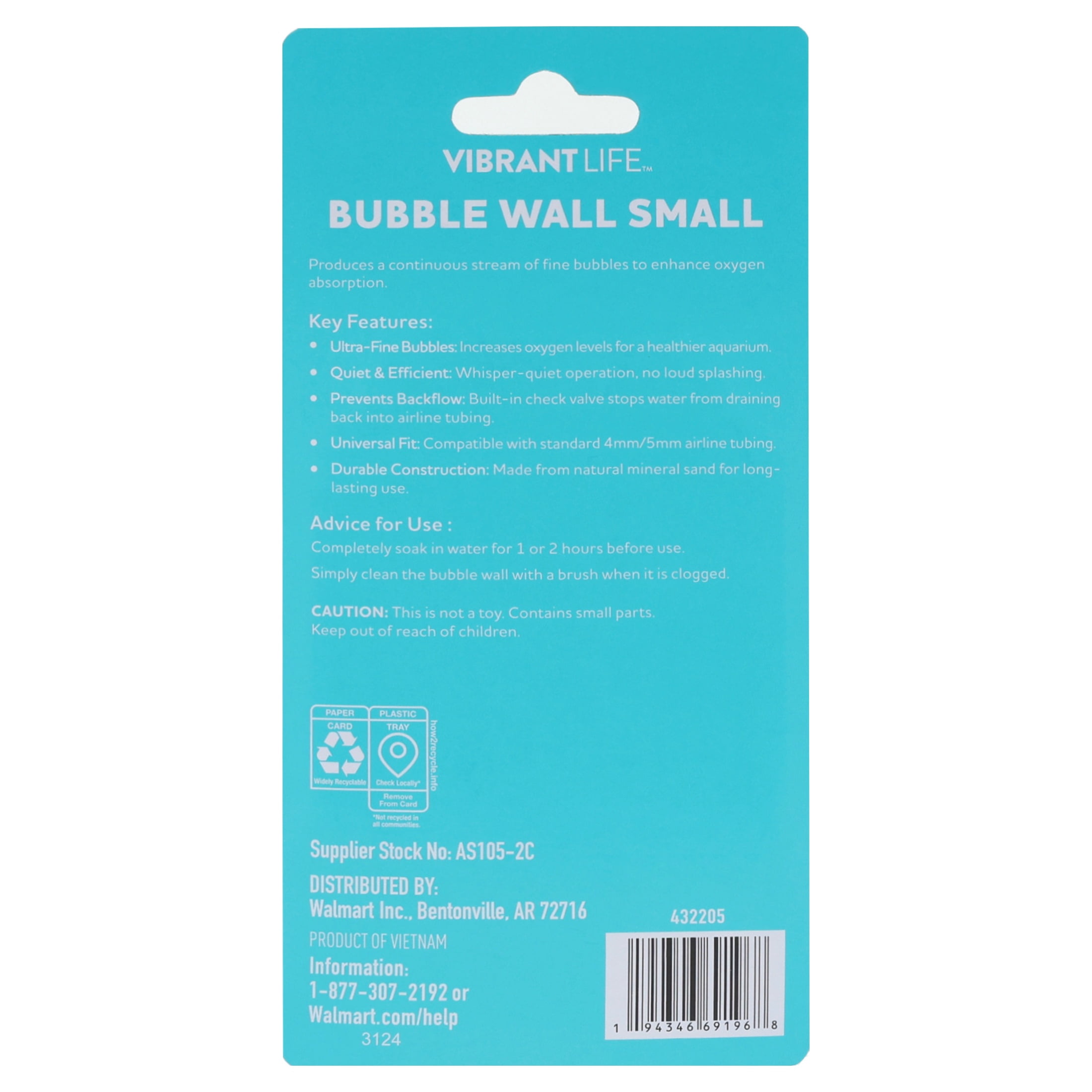 Vibrant Life Small Bubble Walls, 2 Count