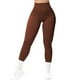 thumbnail image 1 of Gibobby Pantalon yoga mujer Pantalones de yoga sin costuras de color melocotón para mujer, mallas de yoga deportivas de cintura alta ajustadas y tra(Café,G), 1 of 5