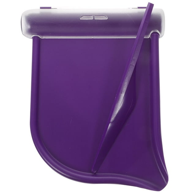 1 Set Plastic Durable Pill Counting Tray Pill Dispenser Pill Counter with Spatula (Purple)