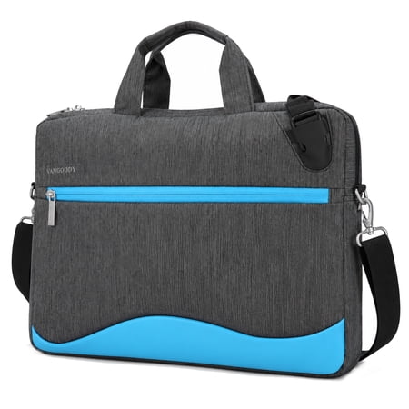 VANGODDY 15.6 Inch Laptop Shoulder Bag for Men Women, Padded Computer Briefcase Carrying Case for Work, School, Travel