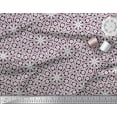 thumbnail image 2 of Soimoi Rayon Fabric Floral Block Printed Craft Fabric by the Yard 42 Inch Wide, 2 of 5