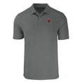 thumbnail image 2 of Men's Cutter & Buck  Gray Chicago Bears Throwback Big & Tall Forge Eco Stretch Recycled Polo, 2 of 3