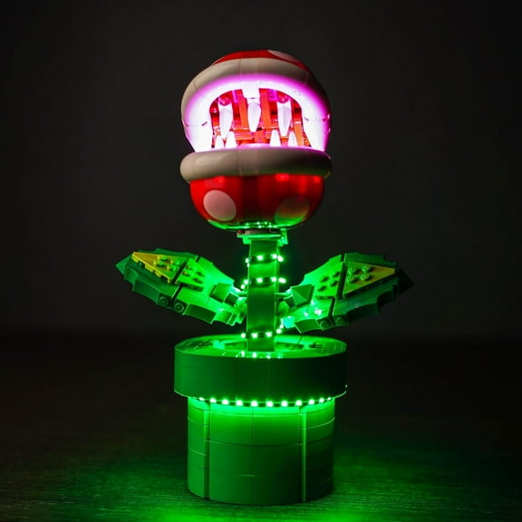 LED Light Compatible with Lego Piranha Plant (No Model, Lights Only), Creative Lighting Kit Compatible with Lego 71426, Light Up Your Model